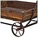 Carrello Espositivo In Legno E Metallo 65x35,5x31,5h Cm - Foto miniatura 7