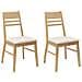 Sedie da pranzo 2 pcs Naturale 43 x 54 x 89 cm - Foto miniatura 1