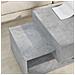 Tavolino da salotto Grigio cemento 105 x 50 x 32,5 cm - Foto miniatura 4