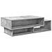 Tavolino da salotto Grigio cemento 105 x 50 x 32,5 cm - Foto miniatura 7