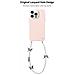 Cover per iPhone 16 Pro - PC+Pelle /PU, Rosa, MagSafe - Foto miniatura 4