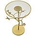 Tavolino Vkh804-oro-metallo-38x38x60 Cm - Foto miniatura 2