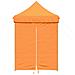 Tenda Party Arancione 200 x 200 x 306 cm Tessuto Oxford - Foto miniatura 4