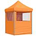 Tenda Party Arancione 200 x 200 x 306 cm Tessuto Oxford - Foto miniatura 7