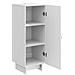 Credenza Bianco Lucido 33 x 34,5 x 90 cm Legno ingegnerizzato - Foto miniatura 3