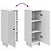 Credenza Bianco Lucido 33 x 34,5 x 90 cm Legno ingegnerizzato - Foto miniatura 9