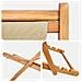 Sedia da spiaggia Beige Legno di teak solido - Foto miniatura 6