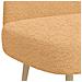 Panchina imbottita con schienale Beige 110 x 60 x 76 cm Bouclé - Foto miniatura 5