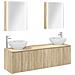 Set di Armadi da Bagno 5 pcs Rovere Sonoma Legno ingegnerizzato - Foto miniatura 1