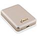 Induttore Di Alimentazione Magsafe Metal Script Logo 5w 3000mah - Oro - Foto miniatura 4