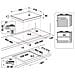 Ariston Piano cottura a gas HAGS 61F /BK 1 - Foto miniatura 5