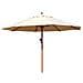 Ombrellone da giardino in legno palo centrale cm 300 per esterno - Foto miniatura 2