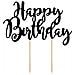 Decorazione Per Torta Happy Birthday Taglia Unica - Foto miniatura 1