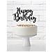 Decorazione Per Torta Happy Birthday Taglia Unica - Foto miniatura 2