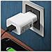 Caricabatterie Usb 2a Universale Originale Xiaomi - Bianco - Foto miniatura 3