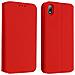 Custodia Huawei Y5 2019 Portacarte Funzione Supporto Rosso - Foto miniatura 1