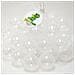 Set Di 50 Palline 5,5cm Per Riempire Piscine Giocattolo Trasparente - Foto miniatura 4