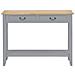 Tavolo Consolle Grigio 110x35x80 Cm In Legno - Foto miniatura 3