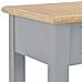 Tavolo Consolle Grigio 110x35x80 Cm In Legno - Foto miniatura 6