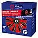 Sp 1575bkrdc Set Copricerchi Sicilia 15-inch Nero / rosso / carbonio - Foto miniatura 3
