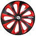 Sp 1575bkrdc Set Copricerchi Sicilia 15-inch Nero / rosso / carbonio - Foto miniatura 1