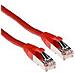Red 0.5 Meter Lszh Sftp Cat6a Patch Cable Snagless With Rj45 Connectors Cat6a S /ftp Lszh Sng Rd 0.50m (fb7500) - Foto miniatura 2