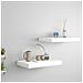 Scaffali A Parete 2 Pz Bianco 40x23x3,8 Cm In Mdf - Foto miniatura 1