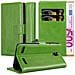 Custodia Compatibile Con Zte Blade L7 In Verde Erbe - Coperchio Protettiva Con Chiusura Magnetica, Funzione Stand E Tasca Per Le Carte - Foto miniatura 1