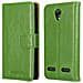 Custodia Compatibile Con Zte Blade L7 In Verde Erbe - Coperchio Protettiva Con Chiusura Magnetica, Funzione Stand E Tasca Per Le Carte - Foto miniatura 6