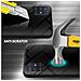 Custodia Compatibile Con Samsung Galaxy A51 4g / M40s - Ottica A Strisce In Opale Nero - Coperchio Protettivo In Vetro Temperato E Silicone Tpu - Foto miniatura 3