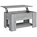 Tavolino Da Salotto Grigio Sonoma 79x49x41 Cm Legno Multistrato - Foto miniatura 1