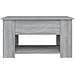 Tavolino Da Salotto Grigio Sonoma 79x49x41 Cm Legno Multistrato - Foto miniatura 4