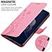 Cadorabo Custodia Compatibile Con Asus Zenfone 8 Flip In Rosa Fiore - Coperchio Protettivo In Design Floreale Con Chiusura Magnetica, Funzione Stand E Slot Per Carte - Foto miniatura 5