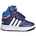 Gw0406 Hoops Mid 3.0 Sneakers Alte Mid Strappo Blu Blu 22 - Foto miniatura 1