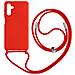 Cover Cordino Per Samsung Galaxy A14 5g E 4g Collana / Tracolla 80 Cm Rossa - Foto miniatura 1