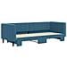 Divano Letto Con Letto Estraibile Blu 80x200 Cm In Velluto - Foto miniatura 3