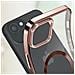 Cover Magsafe Per Iphone 15 Plus Silicone Bordo Cromato Rosa - Foto miniatura 4