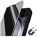 Custodia Clear View Per Samsung Z Fold5 Copertina Effetto Specchio Supporto Nera - Foto miniatura 2