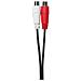 Promjmrcaf0.2 Cavo Audio 0,2 M 2 X Rca 3.5mm Nero (3.5mm Male To Rca Female -. - Warranty: 144m) - Foto miniatura 2