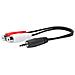 Promjmrcaf0.2 Cavo Audio 0,2 M 2 X Rca 3.5mm Nero (3.5mm Male To Rca Female -. - Warranty: 144m) - Foto miniatura 1