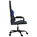 Sedia Da Gaming Nera E Blu In Similpelle - Foto miniatura 3