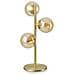 Lumetto Contemporaneo Perlage Metallo Ottone 3 Luci G9 15w 3000k Ip20 - Foto miniatura 1