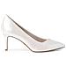 Pearl Elegant Closed Pumps Scarpe Con Tacco Sintetico E Tessile Scarpe Donna Bianco Eu 36, 1-22421-20 229 - Foto miniatura 1