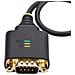 Cavo Adattatore USB a Seriale da 30 cm, Convertitore da USB-A a DB9 RS232 COM Retention con Dadi e Viti Intercambiabili, FTDI IC /ESD, Win /macOS /Linux - Foto miniatura 4