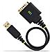 Cavo Adattatore USB a Seriale da 30 cm, Convertitore da USB-A a DB9 RS232 COM Retention con Dadi e Viti Intercambiabili, FTDI IC /ESD, Win /macOS /Linux - Foto miniatura 6