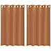 Tende In Voile Con Occhielli 2 Pz Terracotta - Foto miniatura 2