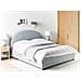 Letto Contenitore Ciniglia Vaucluse 160 X 200 Cm Azzurro - Foto miniatura 1