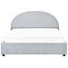 Letto Contenitore Ciniglia Vaucluse 160 X 200 Cm Azzurro - Foto miniatura 3