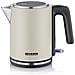 Bollitore Elettrico Wk 9577 con Capacità 1 Litro Girevole 360° Potenza 2400 W Colore Inox Beige Nero - Foto miniatura 1