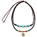 Collana Con Pendente A Moneta Bohemien - Foto miniatura 1